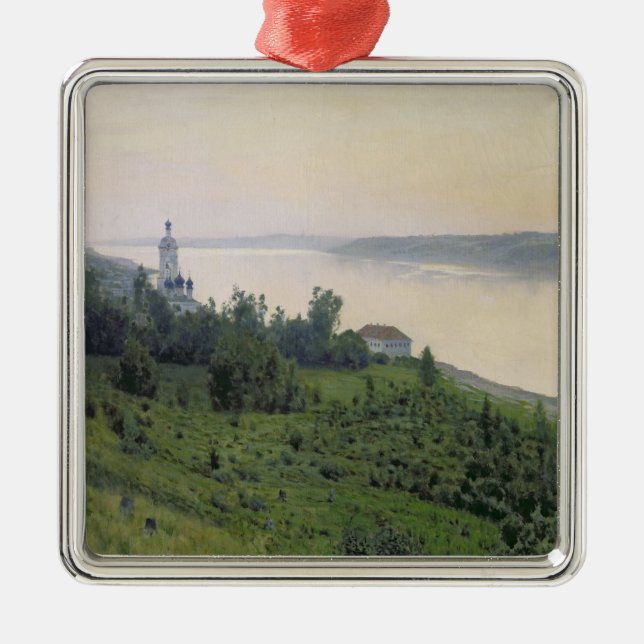 Cold Landscape, 1889 Metal Tree Decoration (Front)