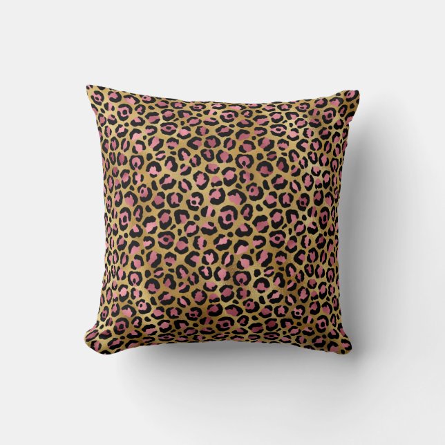 Cold leopard pattern  cushion (Front)