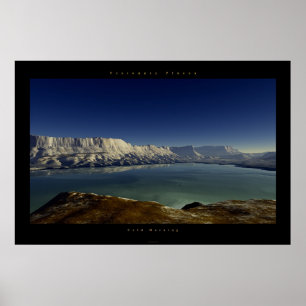 cold morning poster