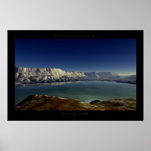 cold morning poster (Front)