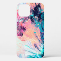Cold multicolor beautiful futuristic pattern. Abst