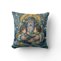 "Cold Night, Strong Arms" Throw Pillow