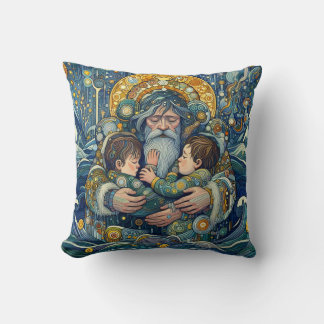 "Cold Night, Strong Arms" Throw Pillow