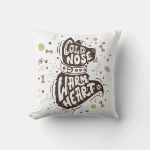 Cold Nose Warm Heart Cushion