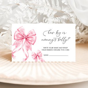 Cold Outside How Big Is Mummy's Belly Pink Enclosure Card