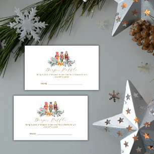 Cold Outside Nutcracker Diaper Raffle Baby Shower  Enclosure Card