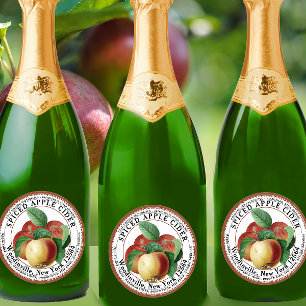 Cold Pressed Pasteurised Spiced Apple Cider Label 