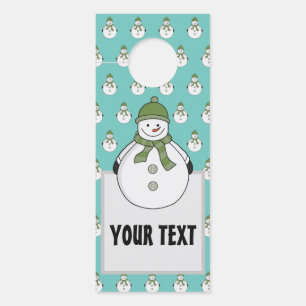 Cold snowman door hanger