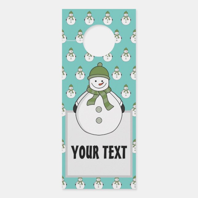 Cold snowman door hanger (Front)