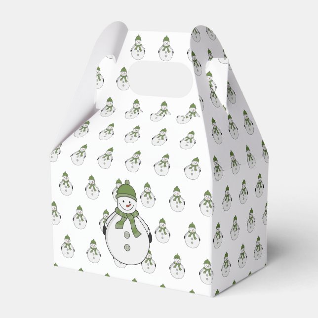Cold snowman favour box (Front Side)