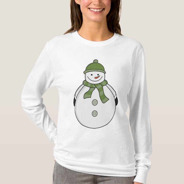 Cold snowman T-Shirt (Front)
