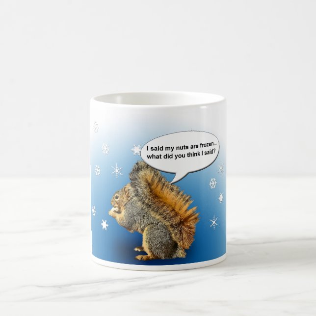 COLD SQUIRREL COFFEE MUG (Center)