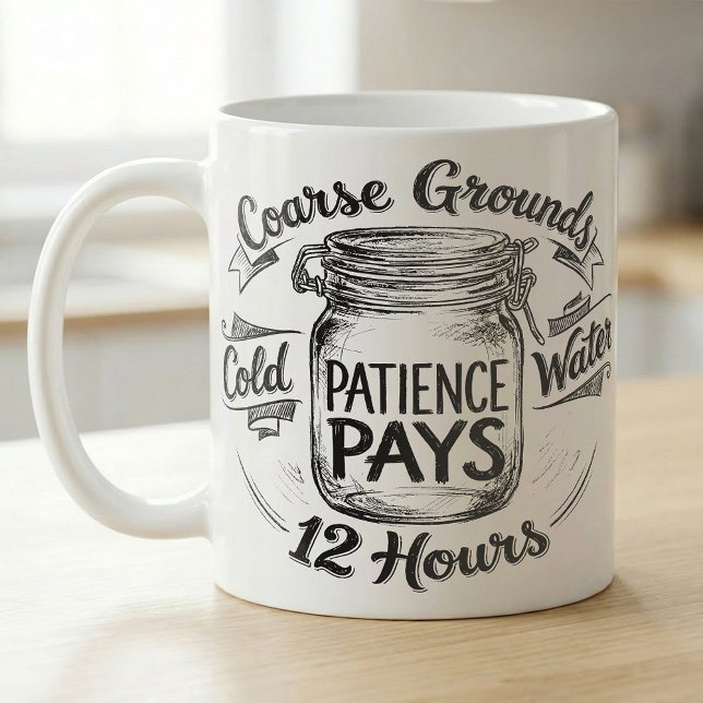 Cold-Steep Coffee Recipe Overnight  Mug (Creator Uploaded)