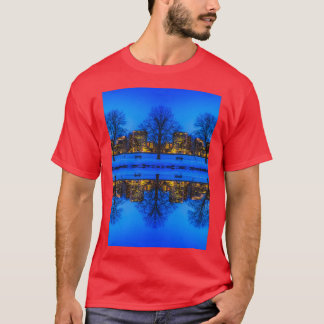 Cold view Warm city lights T-Shirt