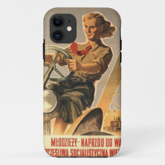 Cold war era Polish Propaganda iPhone 11 Case