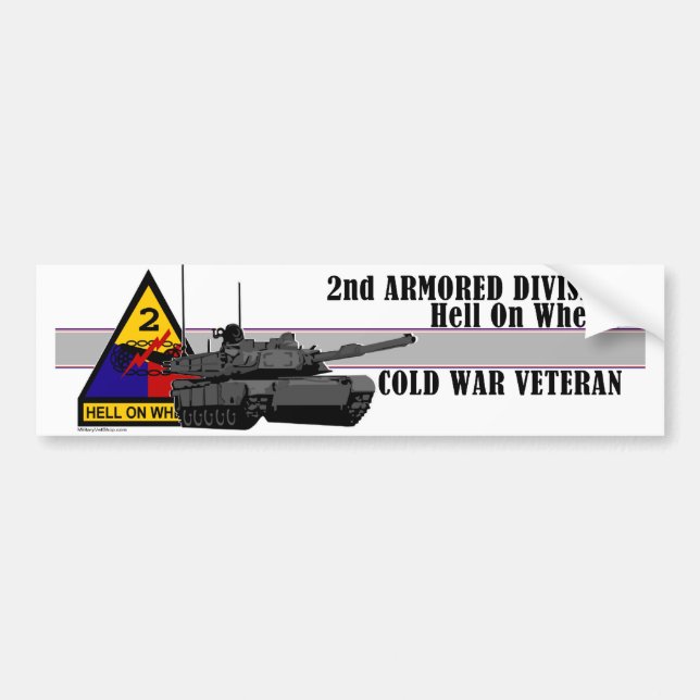 Cold War Veteran Bumper Sticker (Front)