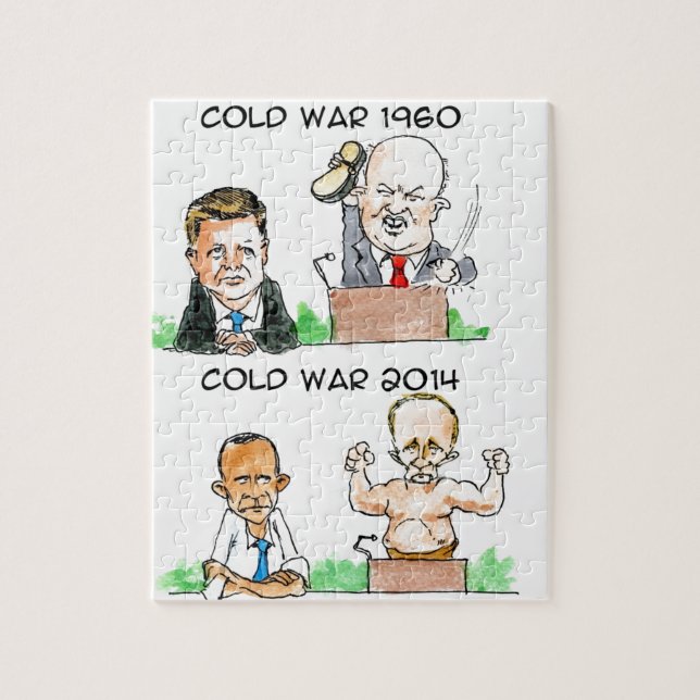 Cold Wars of 1960 And 2014 Funny Jigsaw Puzzle (Vertical)