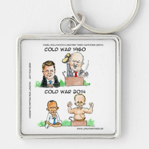 Cold Wars of 1960 And 2014 Funny Key Ring