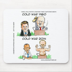Cold Wars of 1960 And 2014 Funny Mouse Pad