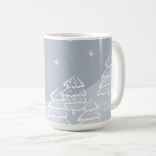 Cold winter coffee mug