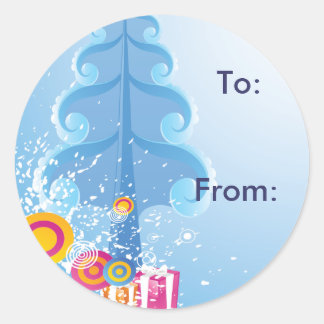 Cold Winter Gift Tag