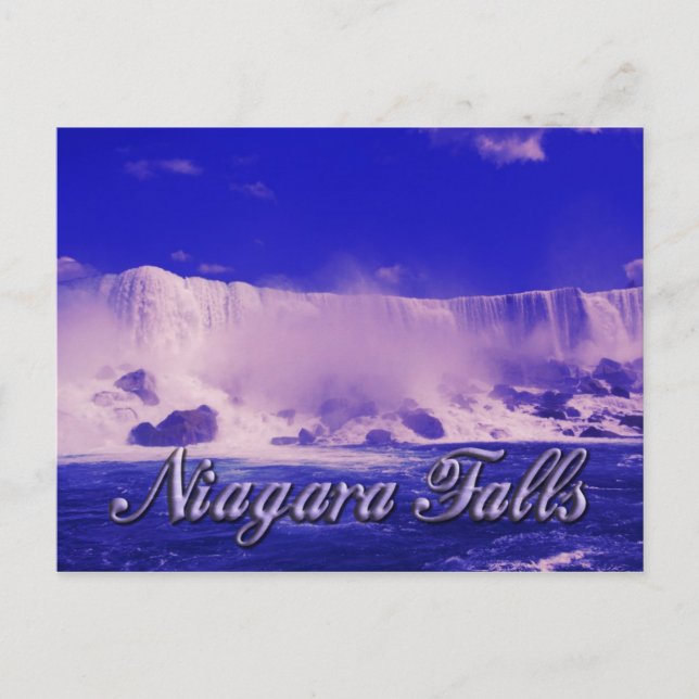 Cold Winter Mist at Niagara Falls Postcard (Front)