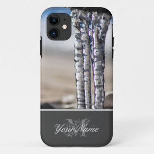 Cold winter with long crystal icycles! iPhone 11 case