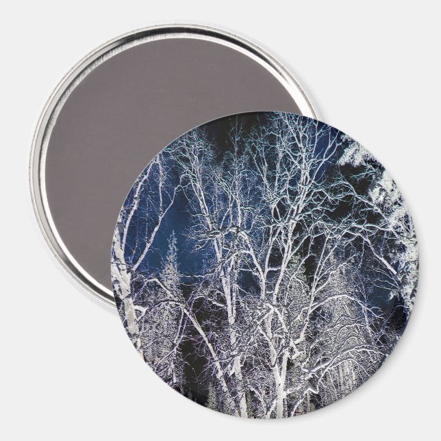 Cold Wintry night..... Magnet (Front/Back)