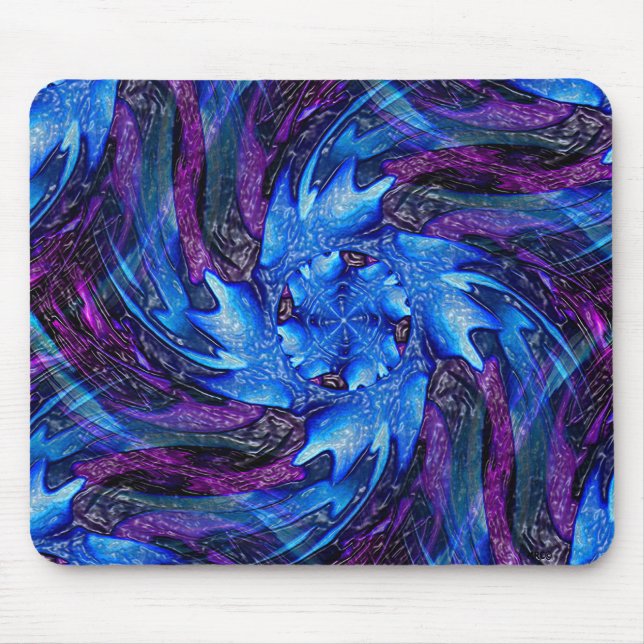 Cold Wintry Storm... Mouse Pad (Front)