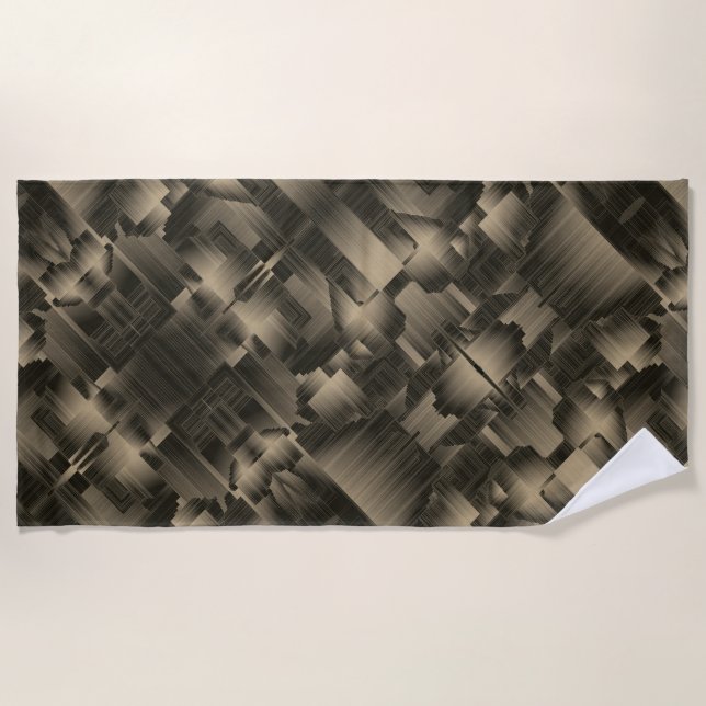 Colden Halls Art Deco Beach Towel (Front)