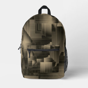 Colden Halls Art Deco Printed Backpack