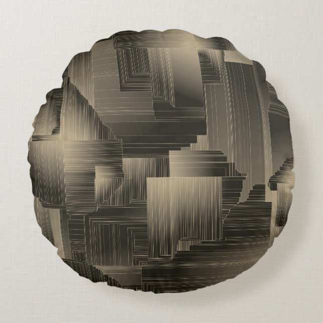 Colden Halls Art Deco Round Cushion (Front)