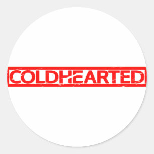 Coldhearted Stamp Classic Round Sticker