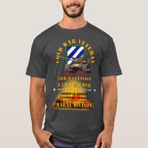 ColdVet 3rd Bn 63rd Armour 3rd Inf Div Augsberg FR T-Shirt