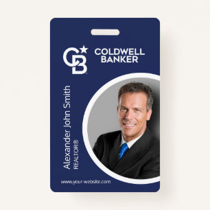 Coldwell Banker ID Card Blue ID Badge