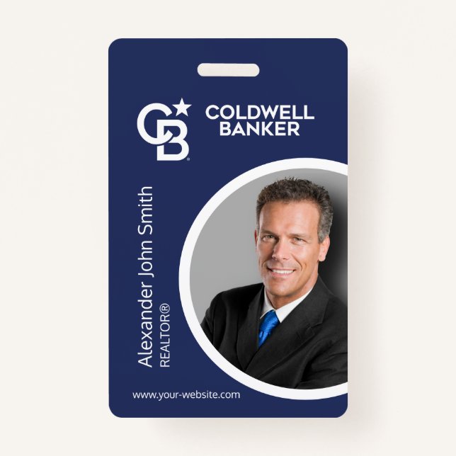 Coldwell Banker ID Card Blue ID Badge (Front)