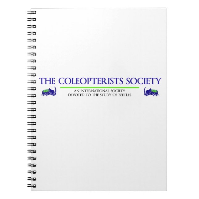 Coleopterists Society Logo I Notebook (Front)