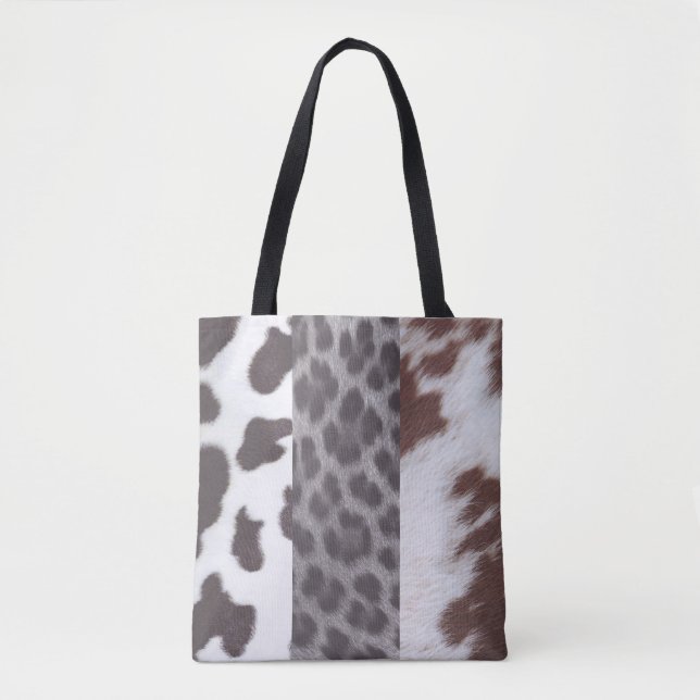COLEPO Animal Print Carryall Tote (Front)