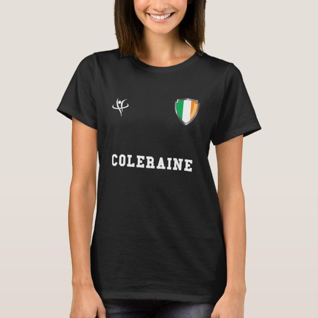 COLERAINE Ireland Vintage Sports T-Shirt (Front)