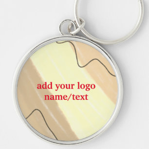 COLERFUL CUTE HEART NAME KEYCHAIN