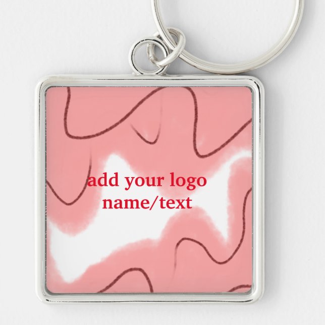 COLERFUL CUTE HEART NAME  KEYCHAIN (Front)