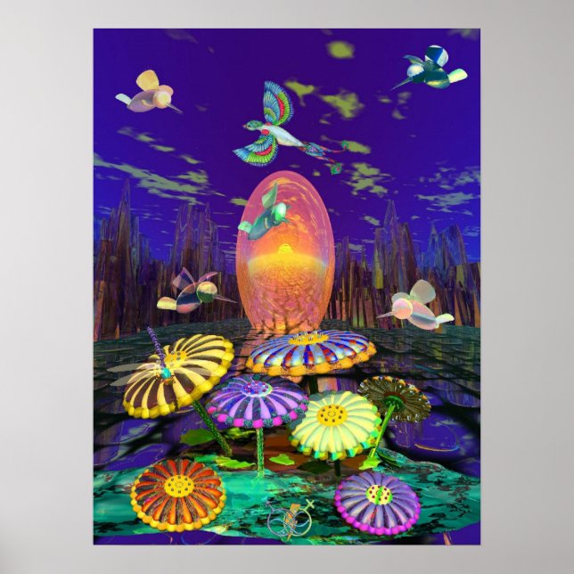 COLERFUL WEEDS POSTER (Front)