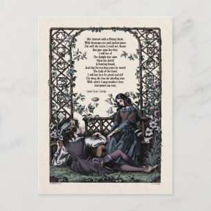 Coleridge "Love" Victorian Postcard