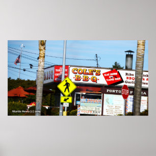 Cole's BBQ Poster