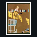Coles Phillips Art Deco " Fade Away Girl " 12 x 16 Poster<br><div class="desc">Another "Fade Away Girl" Art  Deco Print . Also available in 16 x20</div>