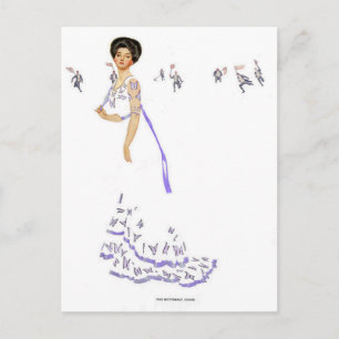 Coles Phillips ‘Fadeaway Girl’ Illustration “Butte Postcard