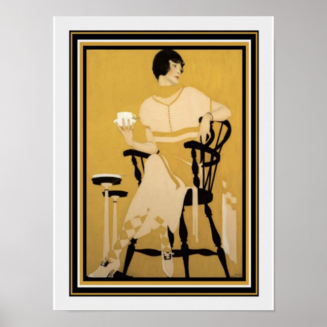 Coles Phillips "The Magic Hour" Deco Print 12 x 16 (Front)