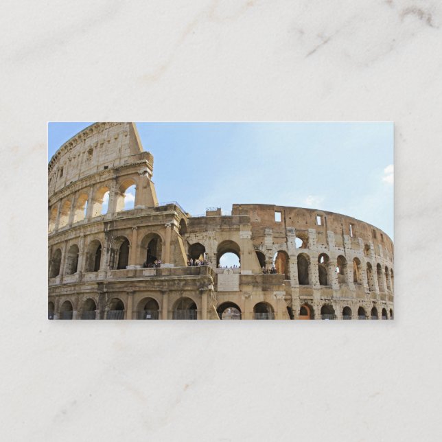 Colesseum Postcard Appointment Card (Back)