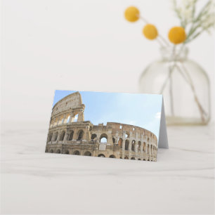 Colesseum Postcard Place Card