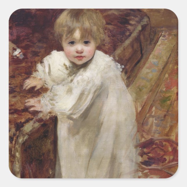 Colette's First Steps, 1895 Square Sticker (Front)